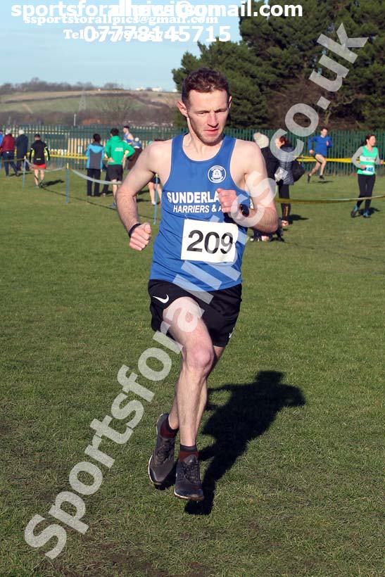 Senior mens 2020 Birtley Cross Country Relay, County Durham.  Photo: David T. Hewitson/Sports for All Pics